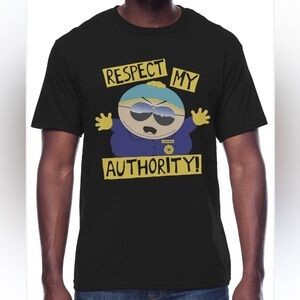 South Park Cartman Respect My Authority Shirt Size 2XL Men